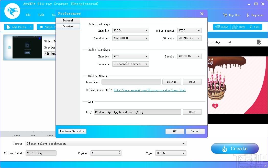 4Video Blu-ray Creator下载,光盘制作工具,光盘工具,刻录软件