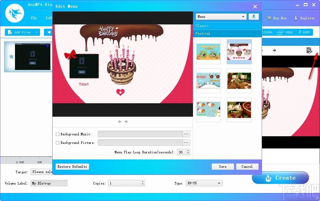 4Video Blu-ray Creator下载,光盘制作工具,光盘工具,刻录软件