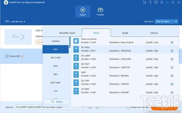 4Videosoft Blu-ray Ripper下载,刻录软件,光盘工具